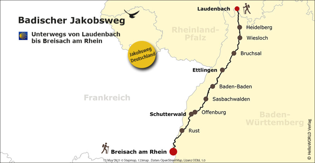 Badischer Jakobsweg | die Pilgerroute in Baden-Württemberg