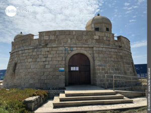 Runde Sache: das Museo do Mar in A Guadra Hier sieht man das Museo do Mar in der spanischen Küstenstadt A Guarda.