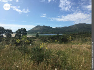 Hier sieht man einen Ausblick auf den Berg Monte Lourgo.