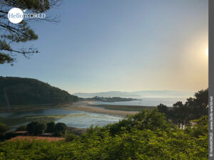 Abenddämmerung im Inselparadies Hier sieht man den Lago dos Nenos am Abend.