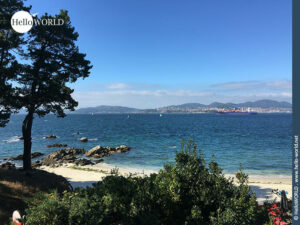Hier sieht man das Panorama an der Atlantikk&uuml;ste vor Vigo.