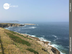 Ausblick an der spanischen Nordküste bei A Coruna Das Bild zeigt die spanische Nordküste entlang des Weges von A Coruna nach Arteixo.