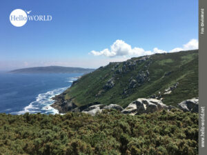 Ausblick Richtung Corme Das Bild von der Costa da Morte an der spanischen Nordküste zeigt einen Ausblick auf die Küste zwischen Malpica und Corme.