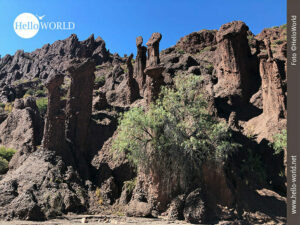 Valle de los Machos bei Tupiza Dies ist eine Momentaufnahme aus Bolivien und zeigt den Blick auf das "Valle de los Machos" bei Tupiza.